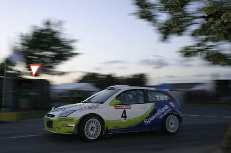 Norske Pål Try var tæt på at blive den første udenlandske vinder af Tvilum-Scanbirk Rallyshow. Men han manglede 0,8 sekund i finalen.